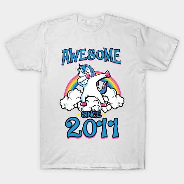 Awesome since 2011 T-Shirt by KsuAnn